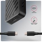 AXAGON EEM2-20G, USB-C 20 Gb/s - M.2 NVMe SSD kovový ARMORED box