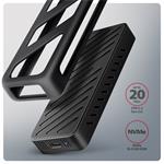AXAGON EEM2-20G, USB-C 20 Gb/s - M.2 NVMe SSD kovový ARMORED box