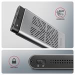 AXAGON EEM2-20GD, externý box USB-C 20 Gb/s pre dva disky M.2 NVMe SSD s funkciou klonovania