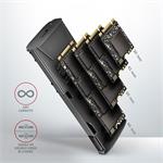 AXAGON EEM2-GTSA, USB-C 3.2 Gen 2 - M.2 NVMe SSD kovový THIN box, bezšroubkový