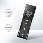 AXAGON EEM2-GTSA, USB-C 3.2 Gen 2 - M.2 NVMe SSD kovový THIN box, bezšroubkový