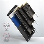 AXAGON EEM2-SG2, USB-C 3.2 Gen 2 - M.2 NVMe & SATA SSD RAW box