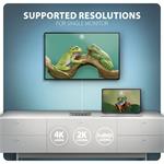 AXAGON HMC-7HX2, rozbočovač USB 5Gbps, 2x USB-A, USB-C, 2x HDMI 4k/60Hz, RJ-45 GLAN, PD 100W, 15cm kábel
