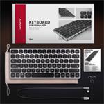 AXAGON HMC-KB-US, rozbočovač USB 5 Gb/s s americkou klávesnicou, HDMI 4K/60Hz, 3x USB-A, SD/mSD, audio, PD 100W