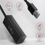 AXAGON HUE-M1AL, 4x USB 3.2 Gén 1 MINI húb, 1.2m kábel