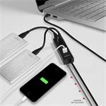 AXAGON HUE-S2BL 4x USB3.0 Charging hub 1.2m kabel