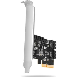 AXAGON PCES-SA4X4, radič PCIe - 4x interný port SATA 6G, ASM1164, SP a LP