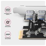 AXAGON PCEU-430RS, PCIe řadič 4× ext. USB-A 5 Gbps port