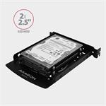AXAGON RHD-P25, hliníkový rám pre 2x 2,5" HDD/SSD v 3,5" pozícii alebo PCI konektory