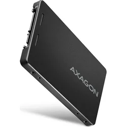 AXAGON RSS-M2B, SATA - M.2 SATA SSD, interné 2.5" ALU box, čierny
