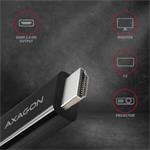 AXAGON RVC-HI2C, USB-C -> HDMI 2.0 adaptér, kabel 1.8m