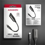 AXAGON RVC-HI2M, redukcia/adaptér USB-C -> HDMI 2.0a, 4K/60Hz HDR10