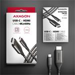 AXAGON RVC-HI2MC, redukcia USB-C -> HDMI 2.0a / kábel 1,8 m, 4K/60Hz HDR10