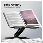 AXAGON STND-LQB, hliníkový stojan HQ pre notebooky 10"-17,3", čierny