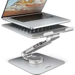 AXAGON STND-LR, hliníkový stojan pre notebooky 10" - 17" s nastaviteľnou výškou, uhlom a rotáciou o 360°