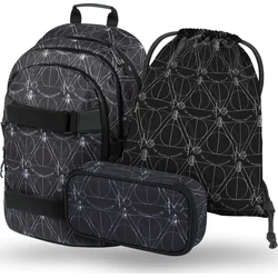 BAAGL 3 SET Skate Harry Potter Relikvie smrti: batoh, etue, sáček