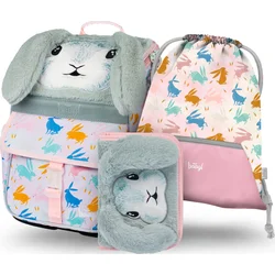 BAAGL 3 SET Zippy Bunny: aktovka, peračník, taška