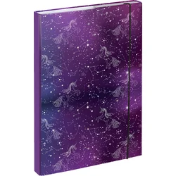 BAAGL Desky na školní sešity A4 Unicorn Universe