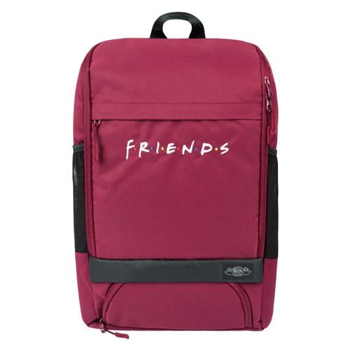 BAAGL Mestský batoh RPET Friends burgundy