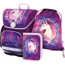 BAAGL SET 3 Ergo Horse: aktovka, peračník, taška