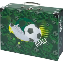 BAAGL Skladací školský kufor Futbal s príslušenstvom