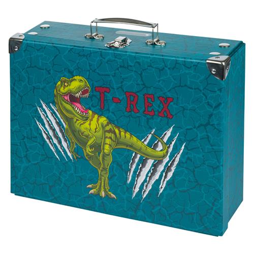 BAAGL Skladací školský kufor T-REX s príslušenstvom