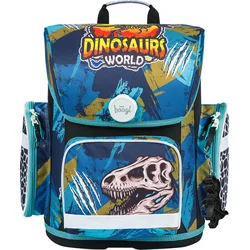 BAAGL Školská taška Ergo Dinosaurs World