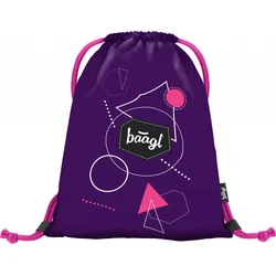 BAAGL Taška na topánky Graphic purple