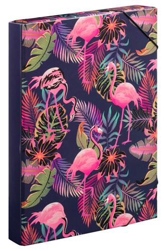 BAAGL Zakladače na školské zošity A4 Jumbo Flamingo
