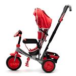 Baby Mix Detská trojkolka s LED svetlami Lux Trike červená
