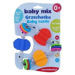 Baby Mix Dětské chrastítko barevný trojuhelník