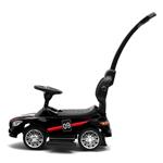 Baby Mix Detské odrážadlo so zvukom a vodiacou tyčou RACER čierne