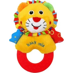 Baby Mix Dětské plyšové chrastítko lev