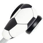 Baby Mix Detský bicykel čierny biely futbal