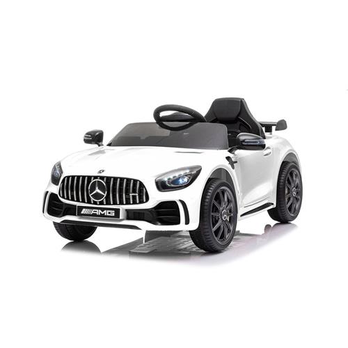 Baby Mix Elektromobil Mercedes-Benz GTR-S AMG biely