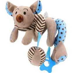Baby Mix Hračka na postýlku Spirála Myška modrá