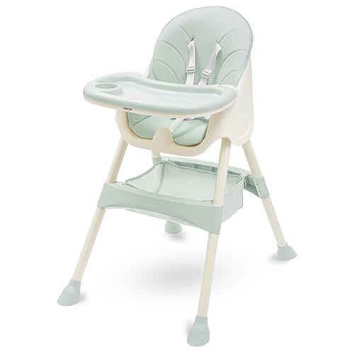 Baby Mix Jedálenská stolička Nora prachovo zelená
