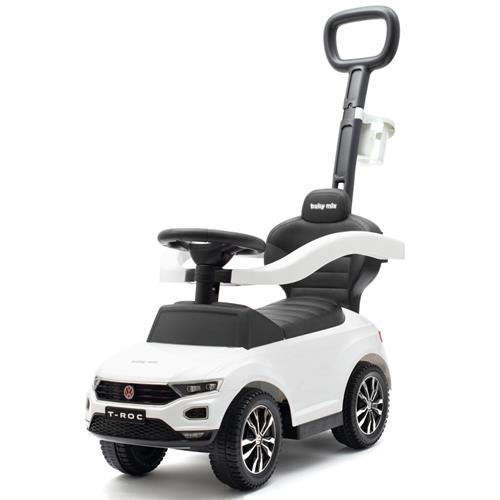 Baby Mix Scooter s vodiacou tyčou VOLKSWAGEN T-ROC biely