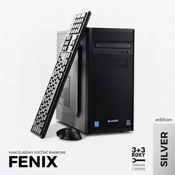 BARBONE FENIX Silver - Intel Pentium G3260/4GB/500GB/DVDRW/W10P (FenixSilverW10Pv2)