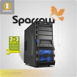 BARBONE SPARROW Gold - Intel Core i7-4790/8GB/1TB/120GB SSD/Intel HD 4600/DVDRW/W7P (SparrowGoldW7Pv5)