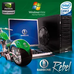 BARBONE W REBEL II Ultra- Intel C2D E8400/2GB/250GB/9800GT/DVDRW/VHP