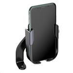 Baseus Armor univerzální držák na mobilní telefon na kolo / motocykl, černá