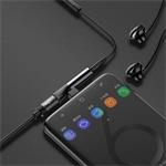 Baseus audio rozbočovač s koncovkami USB-C samice/samec, 3,5mm Jack