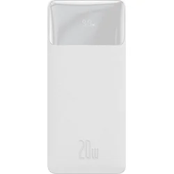 Baseus Bipow powerbank s digitálnym displejom 10000mAh 20W biela