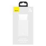 Baseus Bipow powerbanka s digitálním displejem 10000mAh 20W bílá