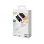 Baseus Bipow Powerbanka s digitálním displejem 20000mAh 25W černá + USB-C kabel 60W