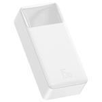 Baseus Bipow powerbanka s digitálním displejem 30000mAh 15W bílá