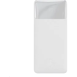 Baseus Bipow Powerbanka s digitálním displejem 30000mAh 15W bílá