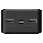 Baseus Bipow powerbanka s digitálním displejem 30000mAh 15W černá