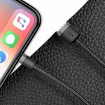 Baseus Cafule nabíjací/dátový kábel USB na Lightning 1,5 A, 2 m, šedo-čierny